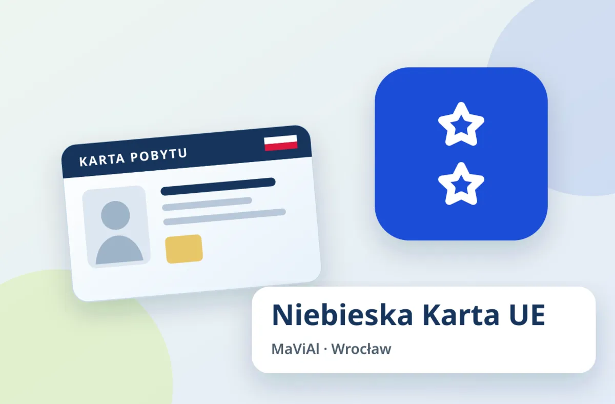 Ilustracja: Niebieska Karta UE: pobyt czasowy w celu pracy w zawodzie wymagającym wysokich kwalifikacji