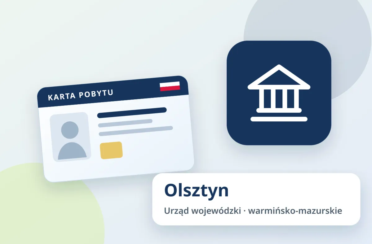 Ilustracja: Karta pobytu w Olsztynie: jak działa obsługa cudzoziemców w W-MUW