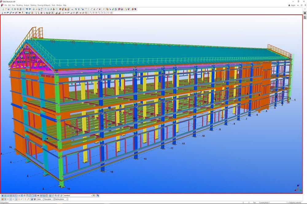 строительное проектирование в Tekla Structures